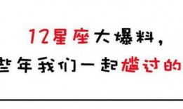 十二星座圈内爆料,揭秘星座背后的秘密与真相